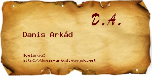 Danis Arkád névjegykártya